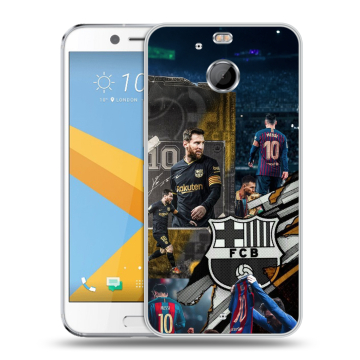 Пластиковый чехол на HTC 10 evo с принтом Messi Barcelona Пластиковый чехол на HTC 10 evo с принтом Messi Barcelona