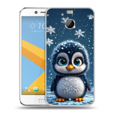 Пластиковый чехол на HTC 10 evo с принтом Новый год