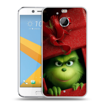 Пластиковый чехол на HTC 10 evo с принтом Новый год