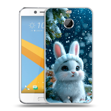 Пластиковый чехол на HTC 10 evo с принтом Новый год