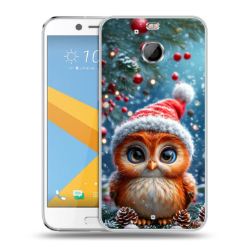 Пластиковый чехол на HTC 10 evo с принтом Новый год