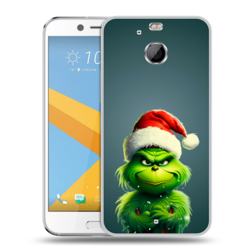 Пластиковый чехол на HTC 10 evo с принтом Новый год