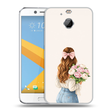 Пластиковый чехол на HTC 10 evo с принтом женский Пластиковый чехол на HTC 10 evo с принтом женский