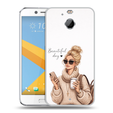 Пластиковый чехол на HTC 10 evo с принтом женский Пластиковый чехол на HTC 10 evo с принтом женский