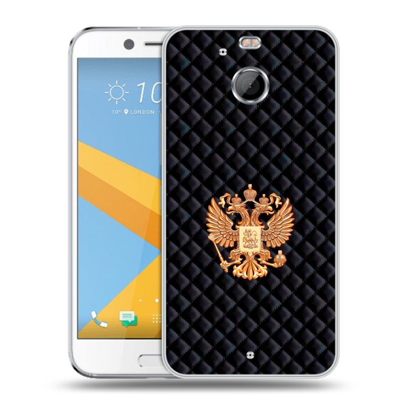 Пластиковый чехол на HTC 10 evo с принтом Герб России принт Пластиковый чехол на HTC 10 evo с принтом Герб России принт