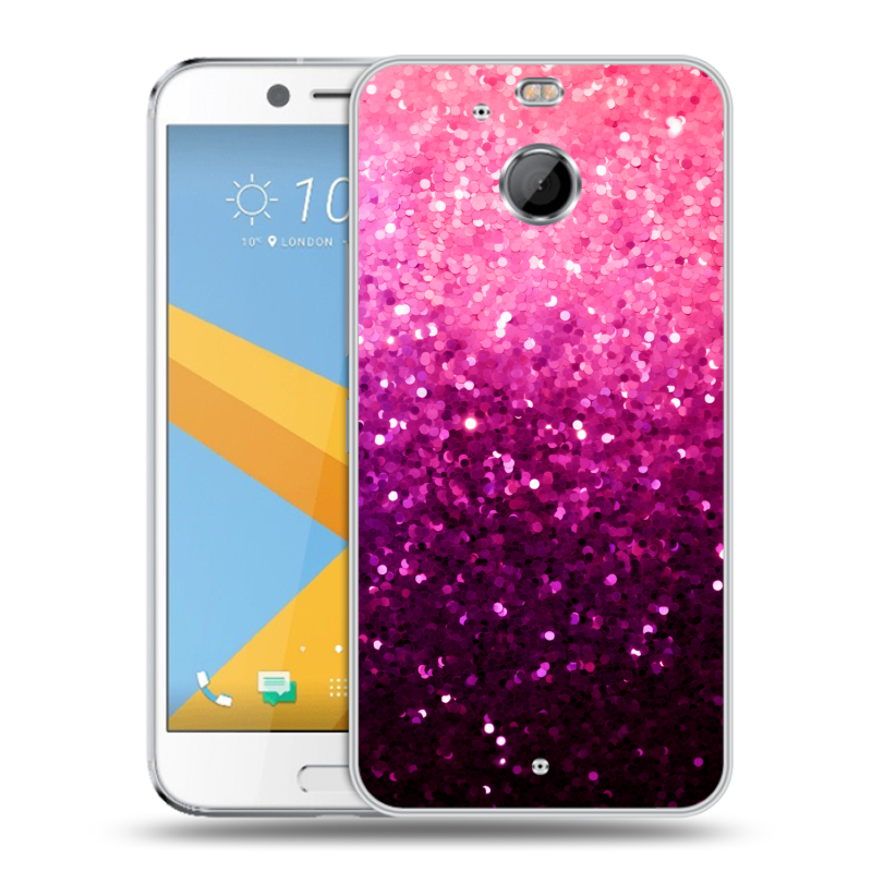 Пластиковый чехол на HTC 10 evo с принтом Блестки Пластиковый чехол на HTC 10 evo с принтом Блестки