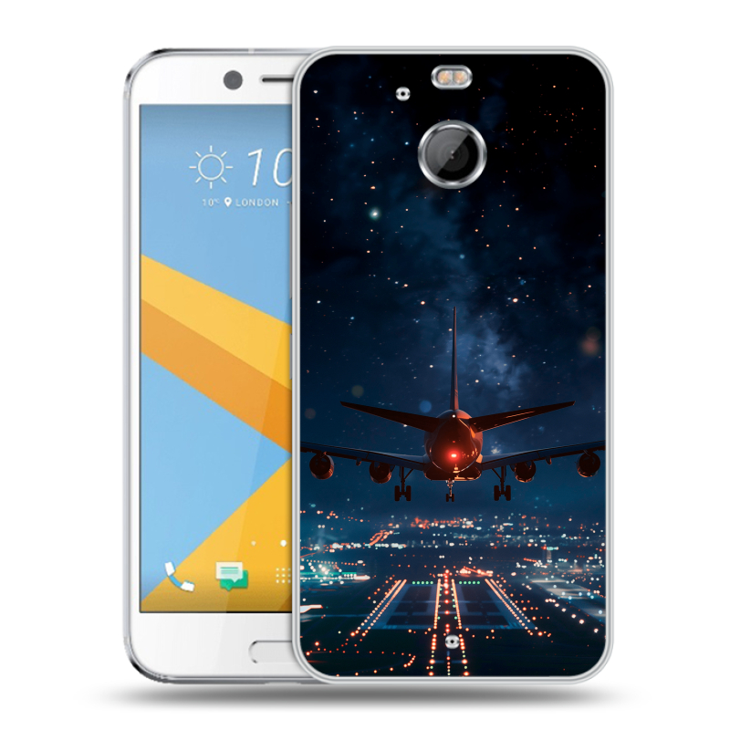Пластиковый чехол на HTC 10 evo с принтом самолет Пластиковый чехол на HTC 10 evo с принтом самолет
