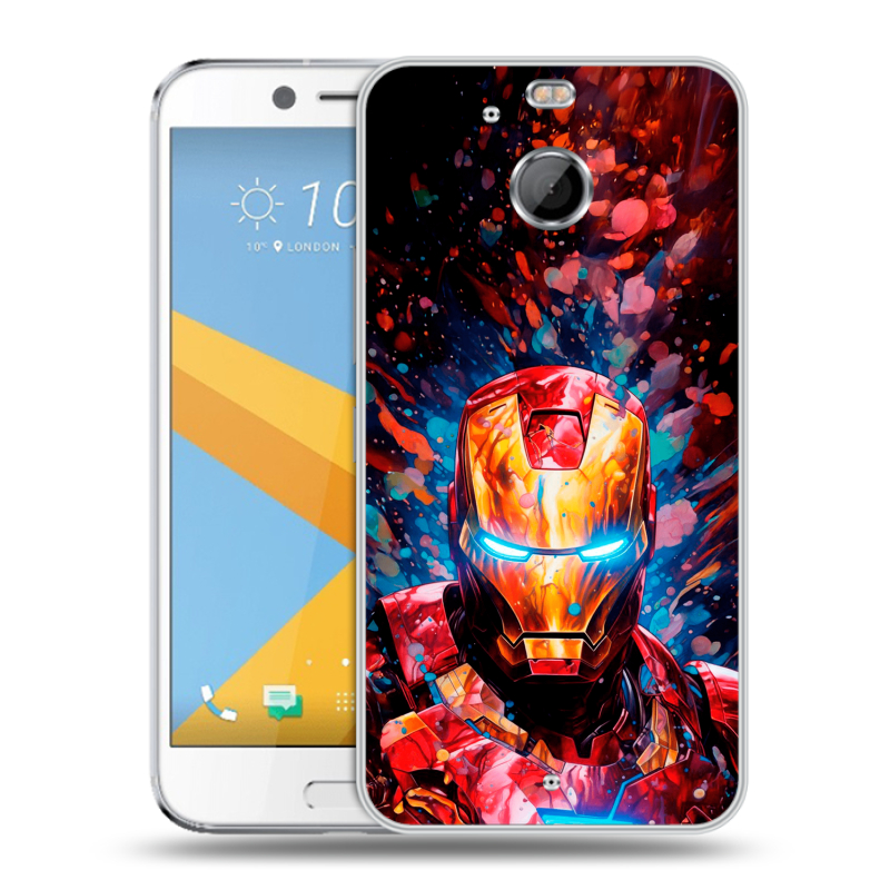 Пластиковый чехол на HTC 10 evo с принтом Железный человек Ironman Пластиковый чехол на HTC 10 evo с принтом Железный человек Ironman