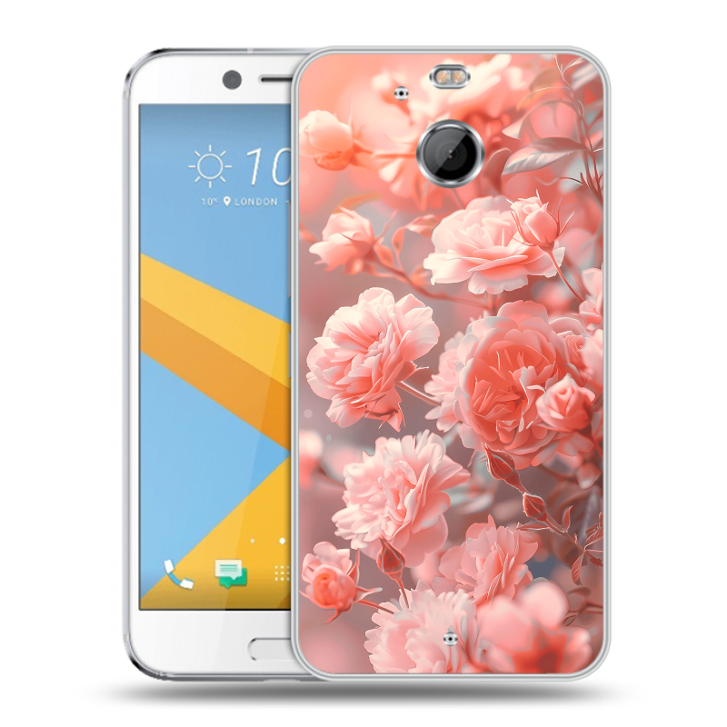 Пластиковый чехол на HTC 10 evo с принтом Розы цветы Пластиковый чехол на HTC 10 evo с принтом Розы цветы