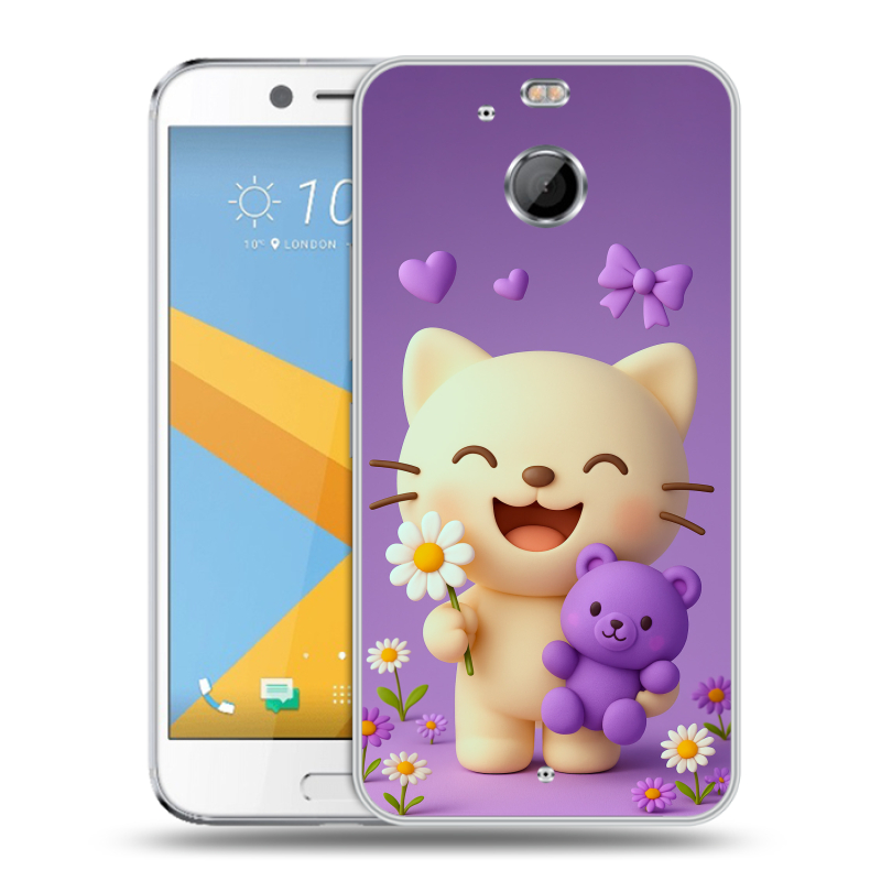 Пластиковый чехол на HTC 10 evo с принтом для девочек Пластиковый чехол на HTC 10 evo с принтом для девочек