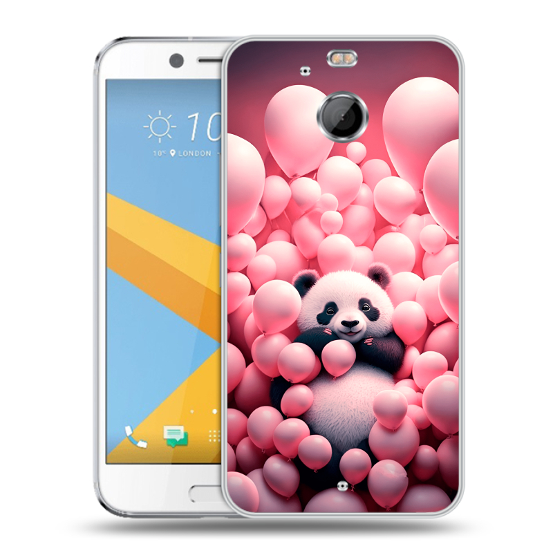 Пластиковый чехол на HTC 10 evo с принтом Панда Пластиковый чехол на HTC 10 evo с принтом Панда