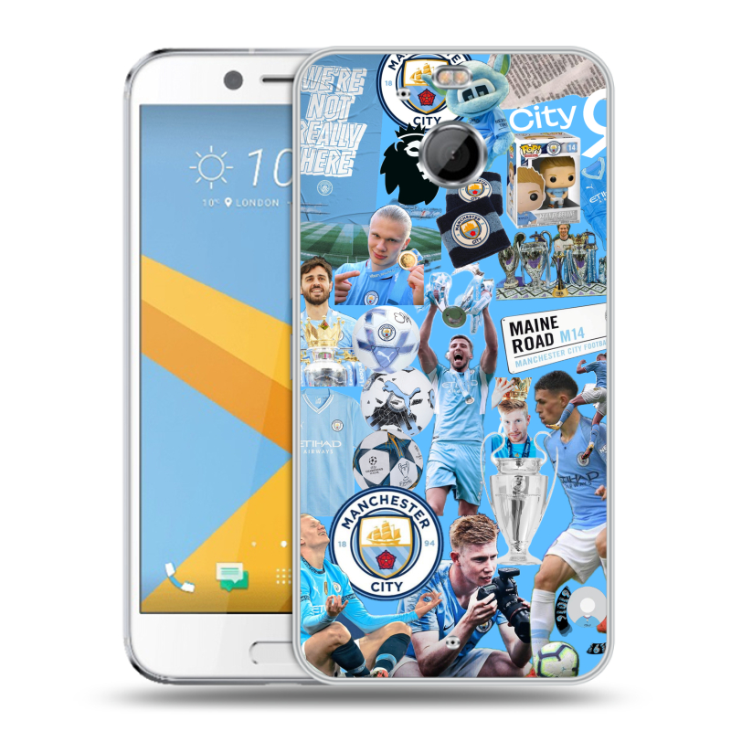 Пластиковый чехол на HTC 10 evo с принтом Man City Манчестер Сити Пластиковый чехол на HTC 10 evo с принтом Man City Манчестер Сити
