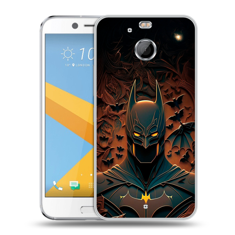 Пластиковый чехол на HTC 10 evo с принтом Batman Бэтмен Пластиковый чехол на HTC 10 evo с принтом Batman Бэтмен