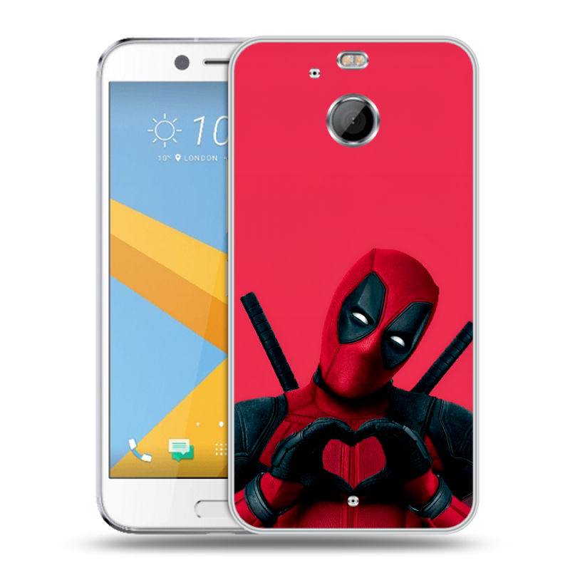 Пластиковый чехол на HTC 10 evo с принтом Дедпул Deadpool Пластиковый чехол на HTC 10 evo с принтом Дедпул Deadpool
