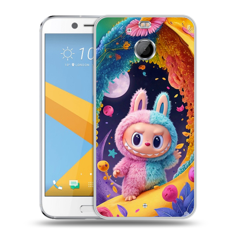 Пластиковый чехол на HTC 10 evo с принтом Labubu Лабубу Пластиковый чехол на HTC 10 evo с принтом Labubu Лабубу