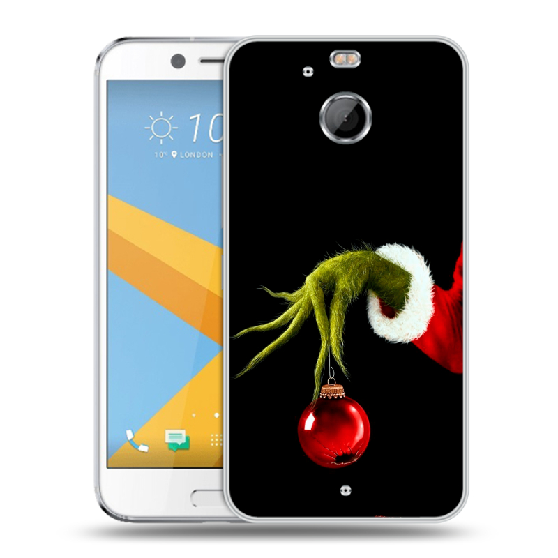 Пластиковый чехол на HTC 10 evo с принтом Новый год Гринч Пластиковый чехол на HTC 10 evo с принтом Новый год Гринч