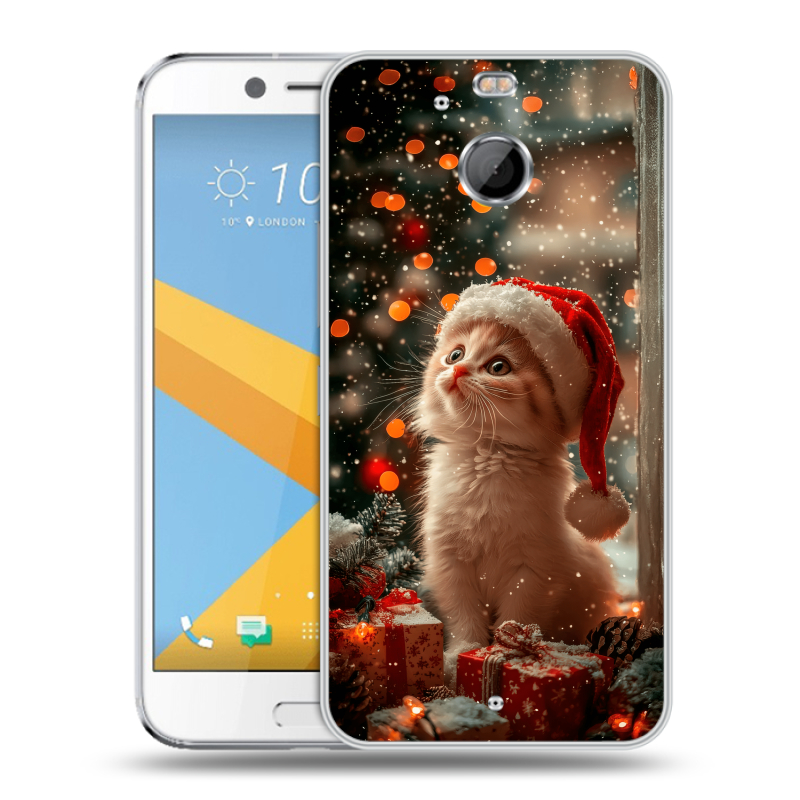 Пластиковый чехол на HTC 10 evo с принтом Новый год Пластиковый чехол на HTC 10 evo с принтом Новый год