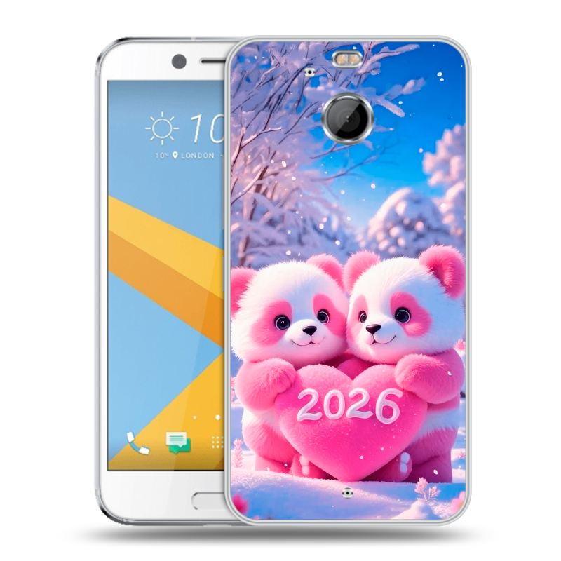 Пластиковый чехол на HTC 10 evo с принтом Новый год Пластиковый чехол на HTC 10 evo с принтом Новый год