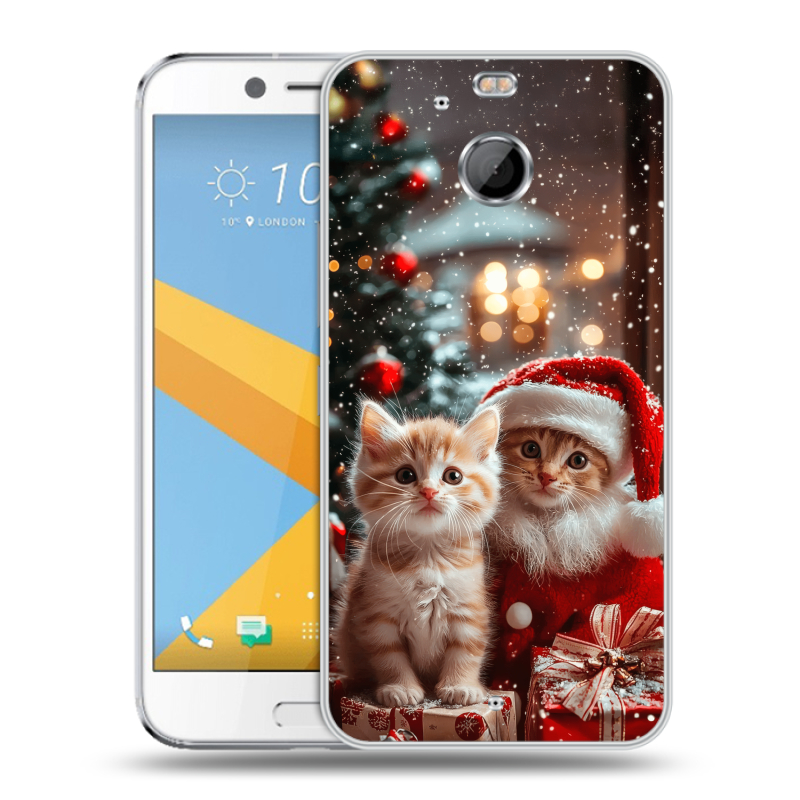 Пластиковый чехол на HTC 10 evo с принтом Новый год Пластиковый чехол на HTC 10 evo с принтом Новый год