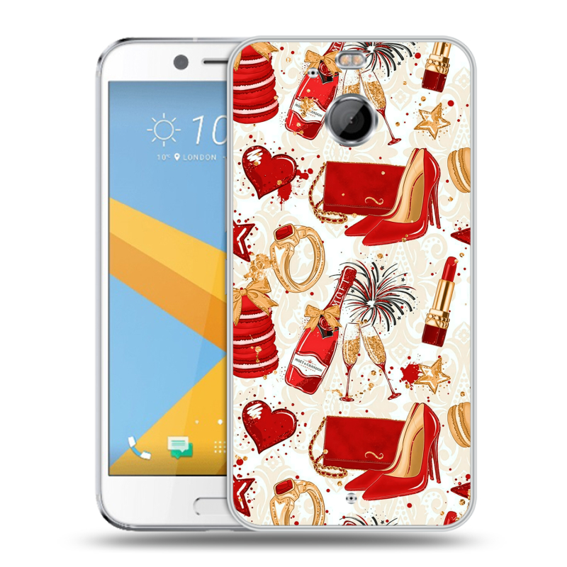 Пластиковый чехол на HTC 10 evo с принтом Новый год Пластиковый чехол на HTC 10 evo с принтом Новый год