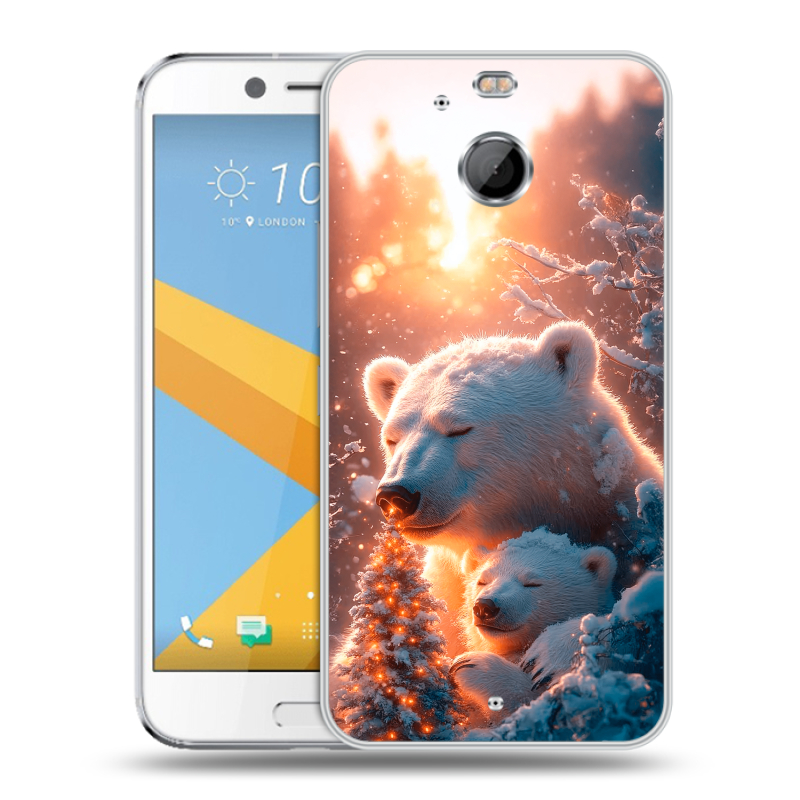 Пластиковый чехол на HTC 10 evo с принтом Новый год Пластиковый чехол на HTC 10 evo с принтом Новый год