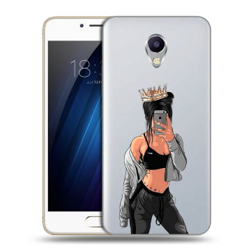 Силиконовый чехол на Meizu M5 Note с принтом Женские принты