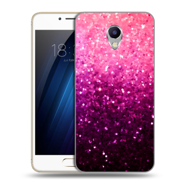 Силиконовый чехол на Meizu M5 Note с принтом Блестки Силиконовый чехол на Meizu M5 Note с принтом Блестки