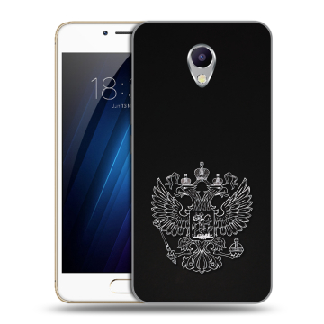 Силиконовый чехол на Meizu M5 Note с принтом Герб России Силиконовый чехол на Meizu M5 Note с принтом Герб России