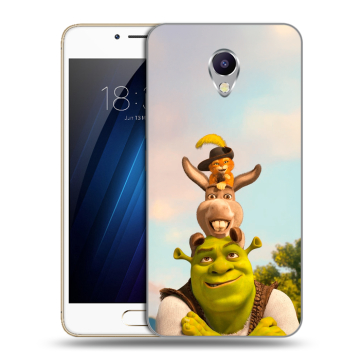 Силиконовый чехол на Meizu M5 Note с принтом Шрек Shrek Силиконовый чехол на Meizu M5 Note с принтом Шрек Shrek