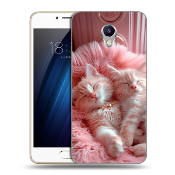 Силиконовый чехол на Meizu M5 Note с принтом котята котики Силиконовый чехол на Meizu M5 Note с принтом котята котики