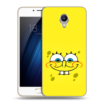 Силиконовый чехол на Meizu M5 Note с принтом спанчбоб спанч боб Силиконовый чехол на Meizu M5 Note с принтом спанчбоб спанч боб