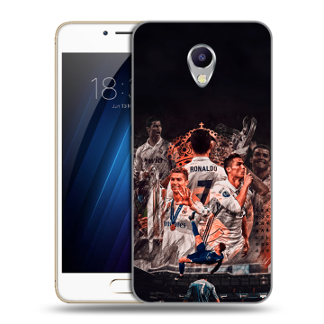 Силиконовый чехол на Meizu M5 Note с принтом Реал Роналдо Real Ronaldo Силиконовый чехол на Meizu M5 Note с принтом Реал Роналдо Real Ronaldo