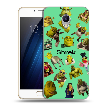 Силиконовый чехол на Meizu M5 Note с принтом Шрек Shrek Силиконовый чехол на Meizu M5 Note с принтом Шрек Shrek