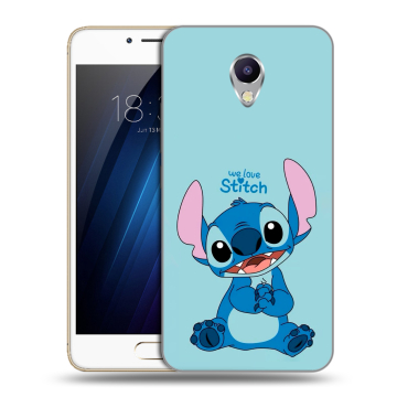 Силиконовый чехол на Meizu M5 Note с принтом Лило и Стич Силиконовый чехол на Meizu M5 Note с принтом Лило и Стич