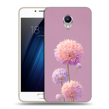 Силиконовый чехол на Meizu M5 Note с принтом Цветы Силиконовый чехол на Meizu M5 Note с принтом Цветы