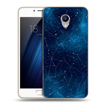 Силиконовый чехол на Meizu M5 Note с принтом Космос звезды Силиконовый чехол на Meizu M5 Note с принтом Космос звезды