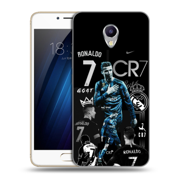 Силиконовый чехол на Meizu M5 Note с принтом Реал Роналдо Силиконовый чехол на Meizu M5 Note с принтом Реал Роналдо