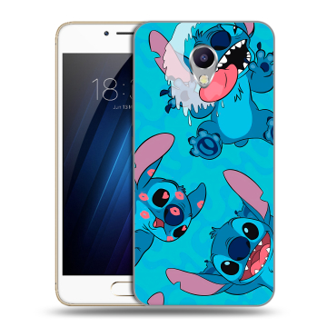 Силиконовый чехол на Meizu M5 Note с принтом Лило и Стич Силиконовый чехол на Meizu M5 Note с принтом Лило и Стич