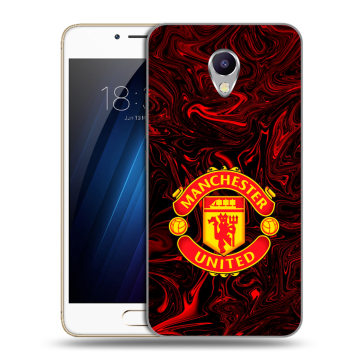 Силиконовый чехол на Meizu M5 Note с принтом Manchester United Силиконовый чехол на Meizu M5 Note с принтом Manchester United