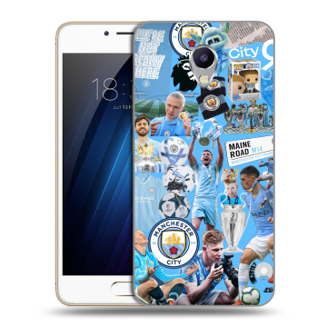Силиконовый чехол на Meizu M5 Note с принтом Man City Манчестер Сити Силиконовый чехол на Meizu M5 Note с принтом Man City Манчестер Сити