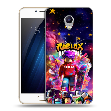 Силиконовый чехол на Meizu M5 Note с принтом Roblox Роблокс Силиконовый чехол на Meizu M5 Note с принтом Roblox Роблокс