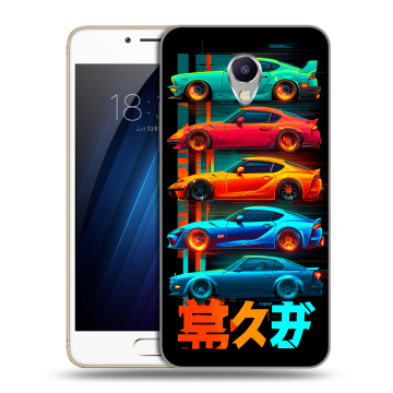 Силиконовый чехол на Meizu M5 Note с принтом машины тачки Силиконовый чехол на Meizu M5 Note с принтом машины тачки