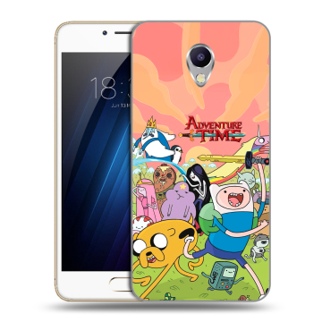 Силиконовый чехол на Meizu M5 Note с принтом Adventure time Время приключений Силиконовый чехол на Meizu M5 Note с принтом Adventure time Время приключений