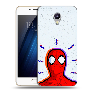 Силиконовый чехол на Meizu M5 Note с принтом Spiderman Человек паук Силиконовый чехол на Meizu M5 Note с принтом Spiderman Человек паук