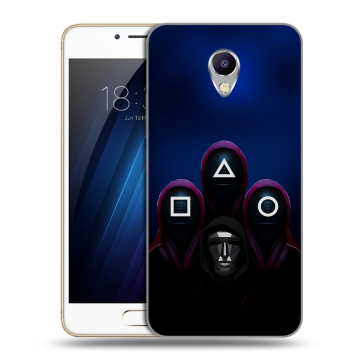 Силиконовый чехол на Meizu M5 Note с принтом Игра Кальмара Силиконовый чехол на Meizu M5 Note с принтом Игра Кальмара