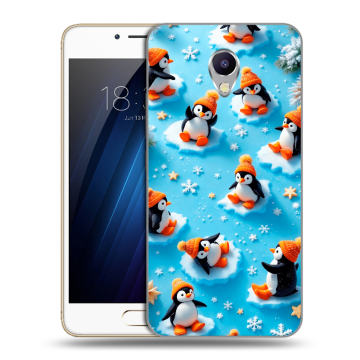Силиконовый чехол на Meizu M5 Note с принтом Новый год Силиконовый чехол на Meizu M5 Note с принтом Новый год