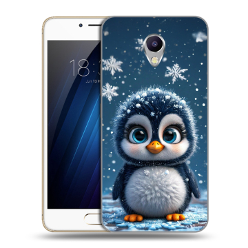 Силиконовый чехол на Meizu M5 Note с принтом Новый год Силиконовый чехол на Meizu M5 Note с принтом Новый год