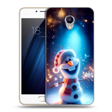 Силиконовый чехол на Meizu M5 Note с принтом Новый год Силиконовый чехол на Meizu M5 Note с принтом Новый год