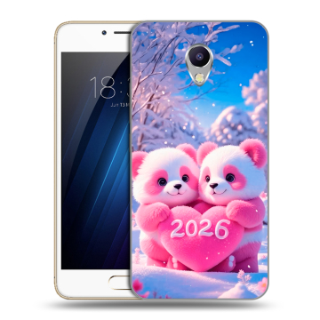 Силиконовый чехол на Meizu M5 Note с принтом Новый год Силиконовый чехол на Meizu M5 Note с принтом Новый год