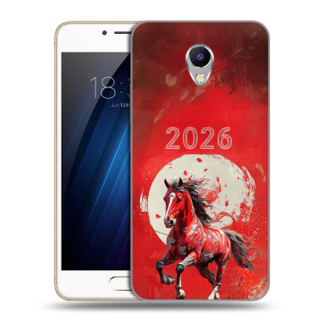 Силиконовый чехол на Meizu M5 Note с принтом Новый год Силиконовый чехол на Meizu M5 Note с принтом Новый год